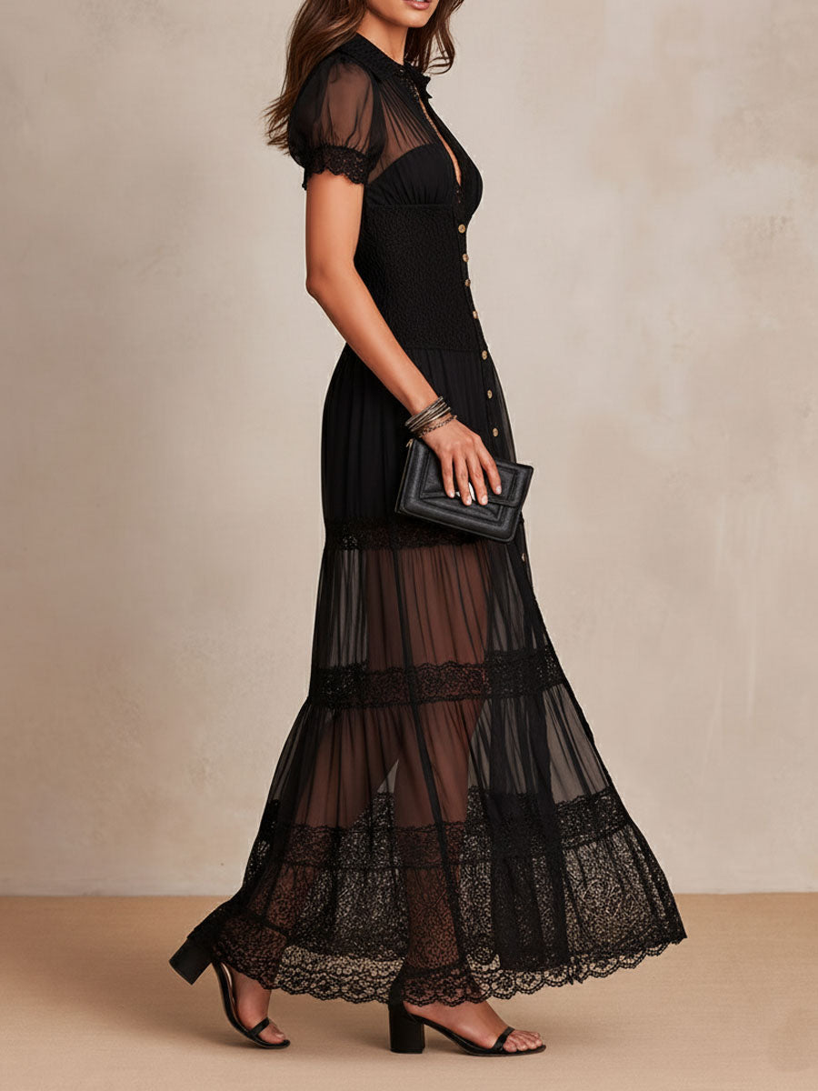 DORINDA | ELEGANTES MAXIKLEID