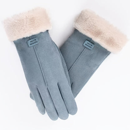 PRISCILLA | WINTERHANDSCHUHE MIT FELLFUTTER