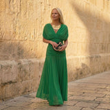 SIENNA | ELEGANTES GRÜNES KLEID