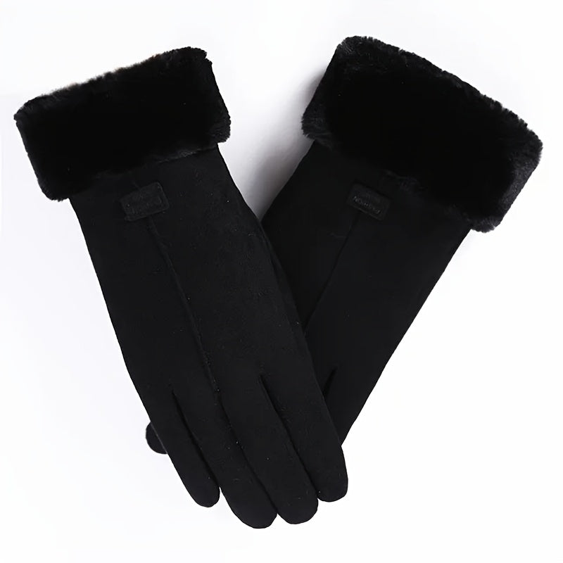 PRISCILLA | WINTERHANDSCHUHE MIT FELLFUTTER