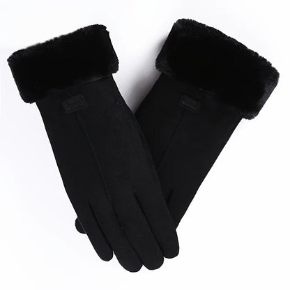 PRISCILLA | WINTERHANDSCHUHE MIT FELLFUTTER