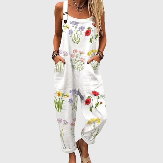 BEQUEMER OVERALL MIT DRUCK