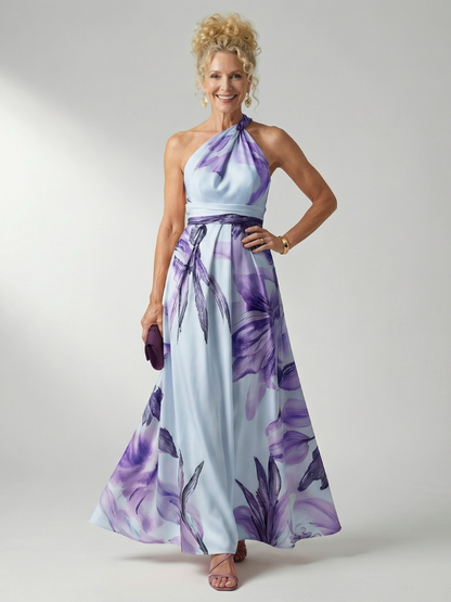 AMIEL | LEICHTES MAXIKLEID MIT BLUMENMUSTER