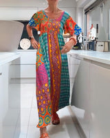 BEATRICE | BUNTES BOHO-KLEID