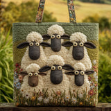 FLORA | HANDGEFERTIGTE TASCHE MIT FÜNF SCHAFEN
