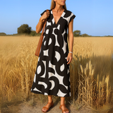 VALÉRIE | LEICHTES V-NECK-KLEID