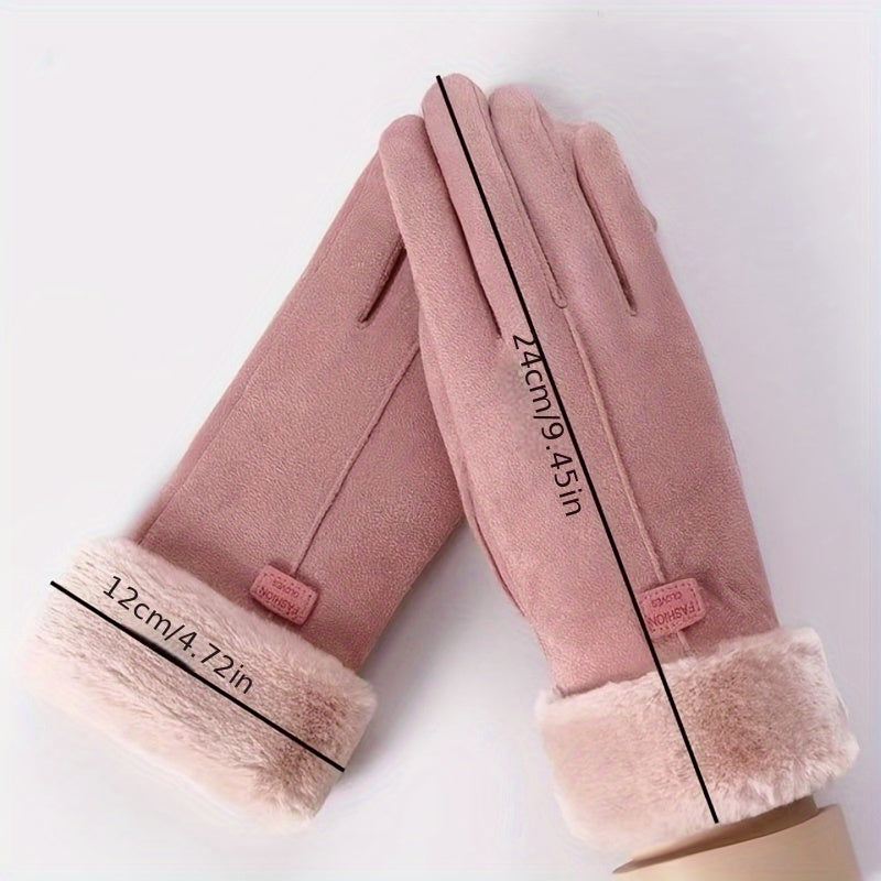 PRISCILLA | WINTERHANDSCHUHE MIT FELLFUTTER