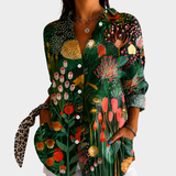PRESLEY | MIDNIGHT GARDEN STATEMENT-BLUSE