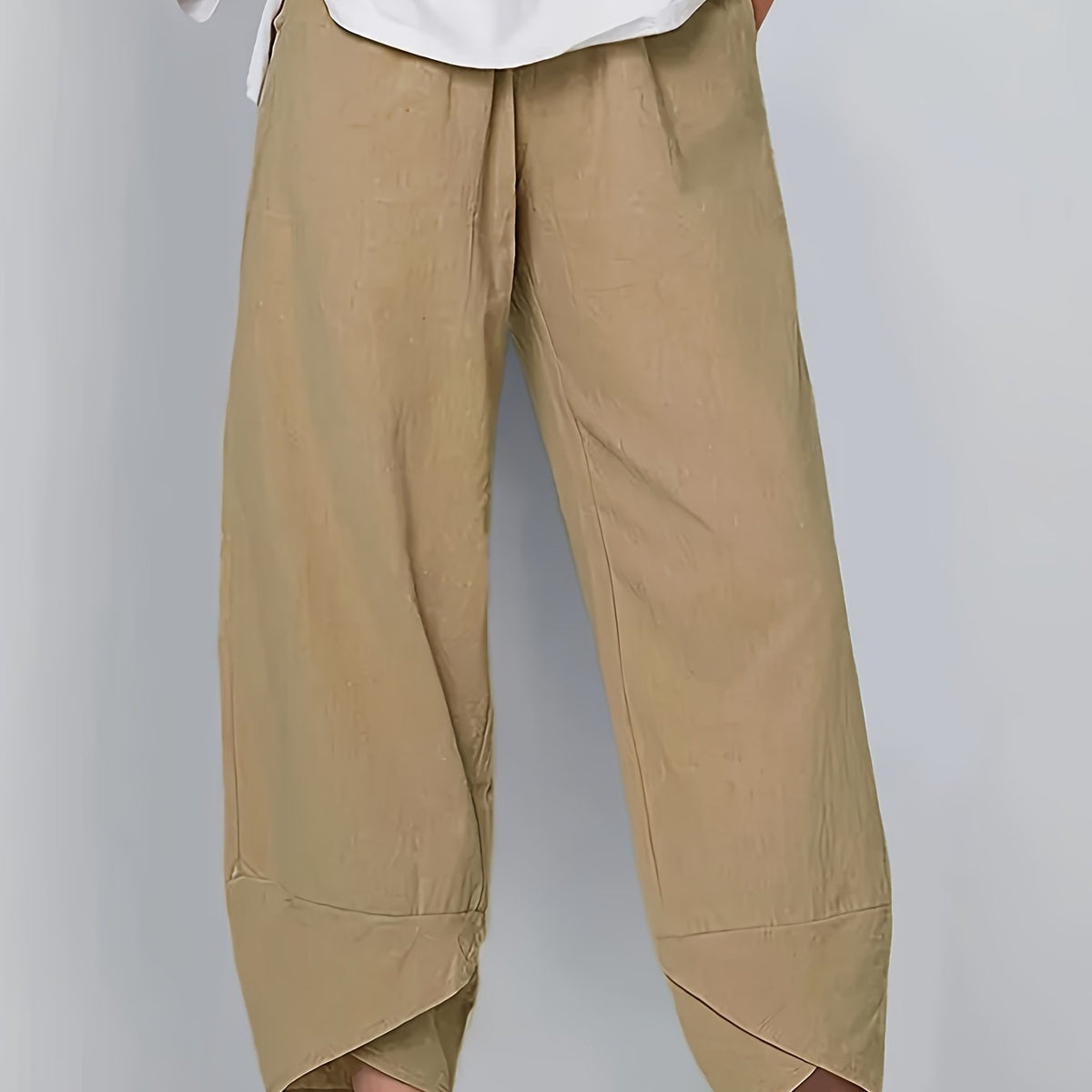 GLENDA | ASYMMETRICAL CROPPED TROUSERS