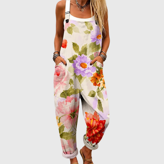AQUARELL-BLUMENLATZHOSE