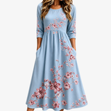 NORA | SKY BLOSSOM WOCHENEND-MIDIKLEID