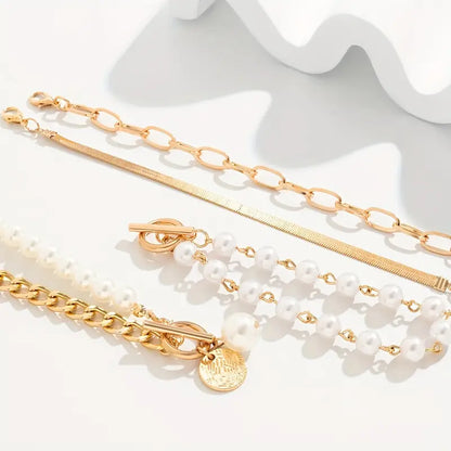 AURÉLIE | LUXE PERLENARMBAND-SET IM LAYERING-LOOK
