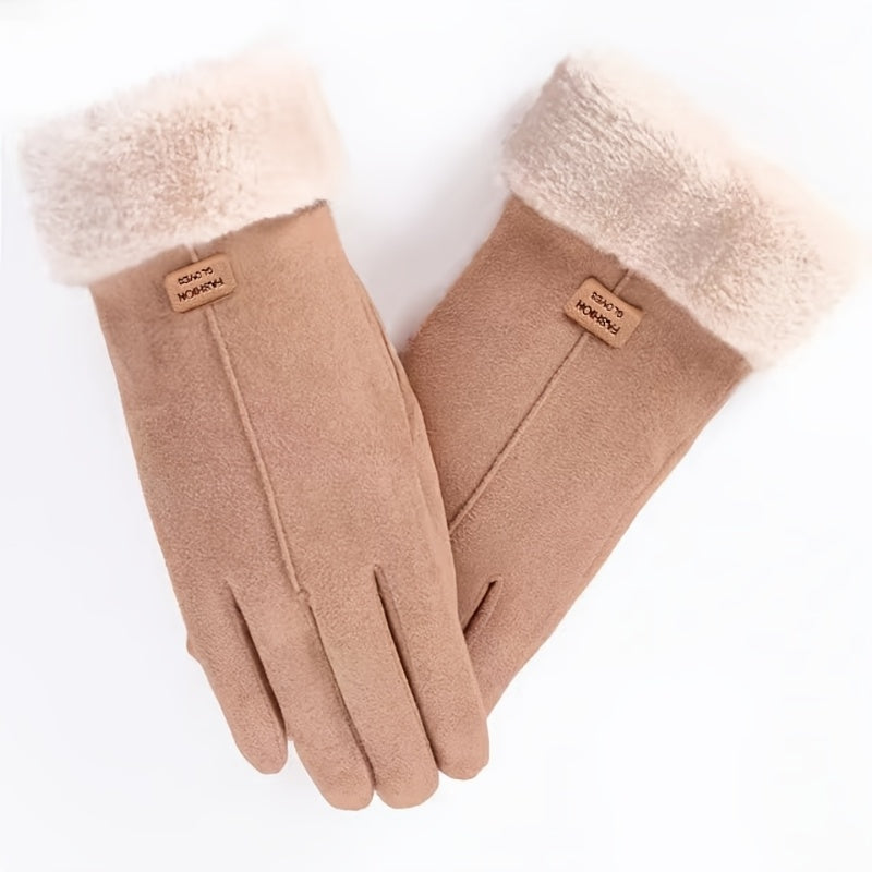 PRISCILLA | WINTERHANDSCHUHE MIT FELLFUTTER
