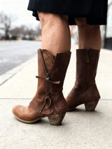 LILY | KLASSISCHE WASSERDICHTE LEDERSTIEFEL