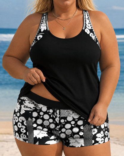 NINA | PLUS SIZE FASHIONABLE SWIMWEAR SET