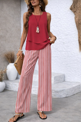ROSAVIENNE | GESTREIFTES RIVIERA-SET