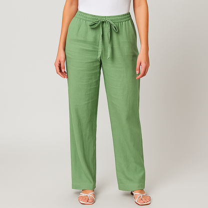 LORRAINE | EFFORTLESS TROUSERS WITH TIE BELT