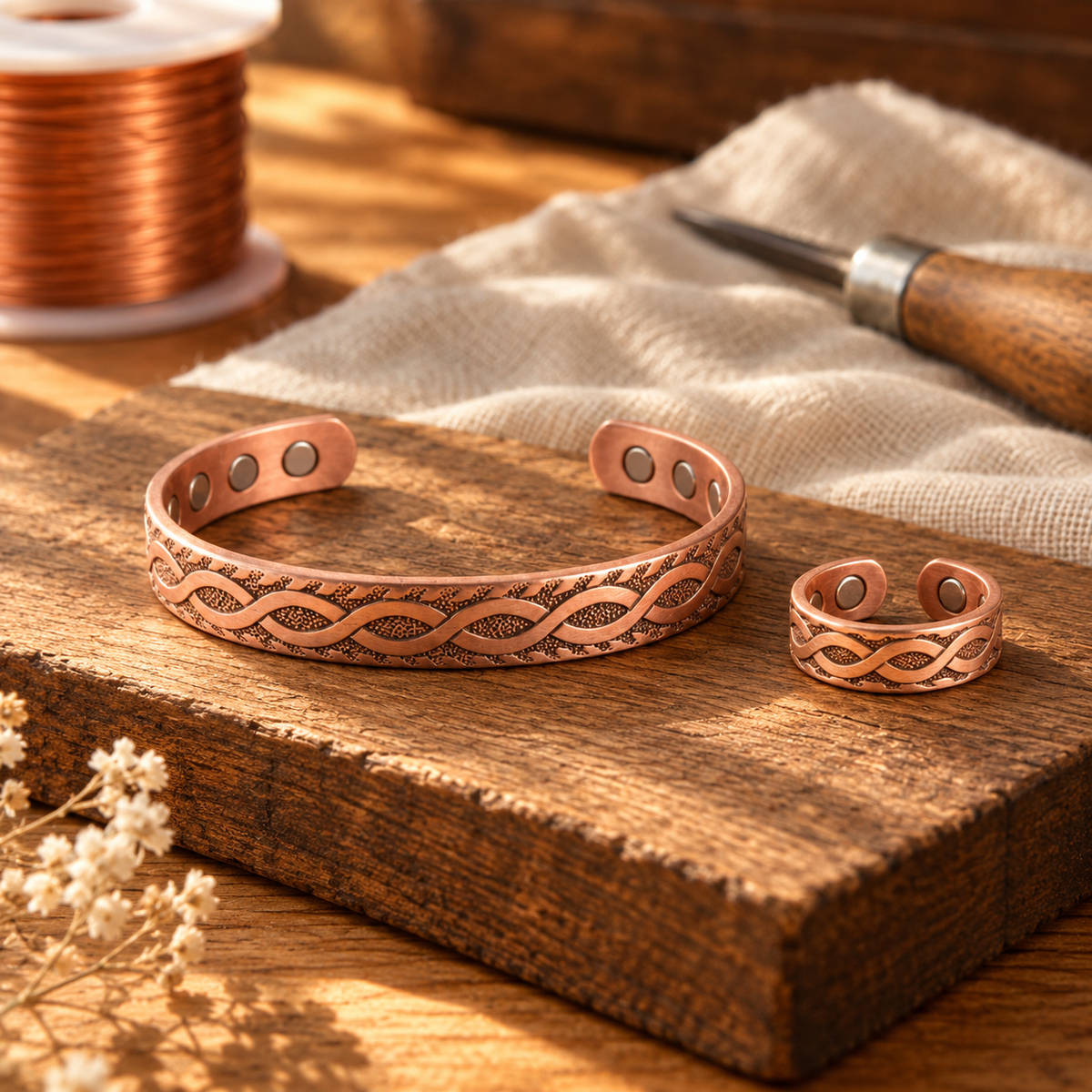 EMMA | KNOT KUPFER-SET