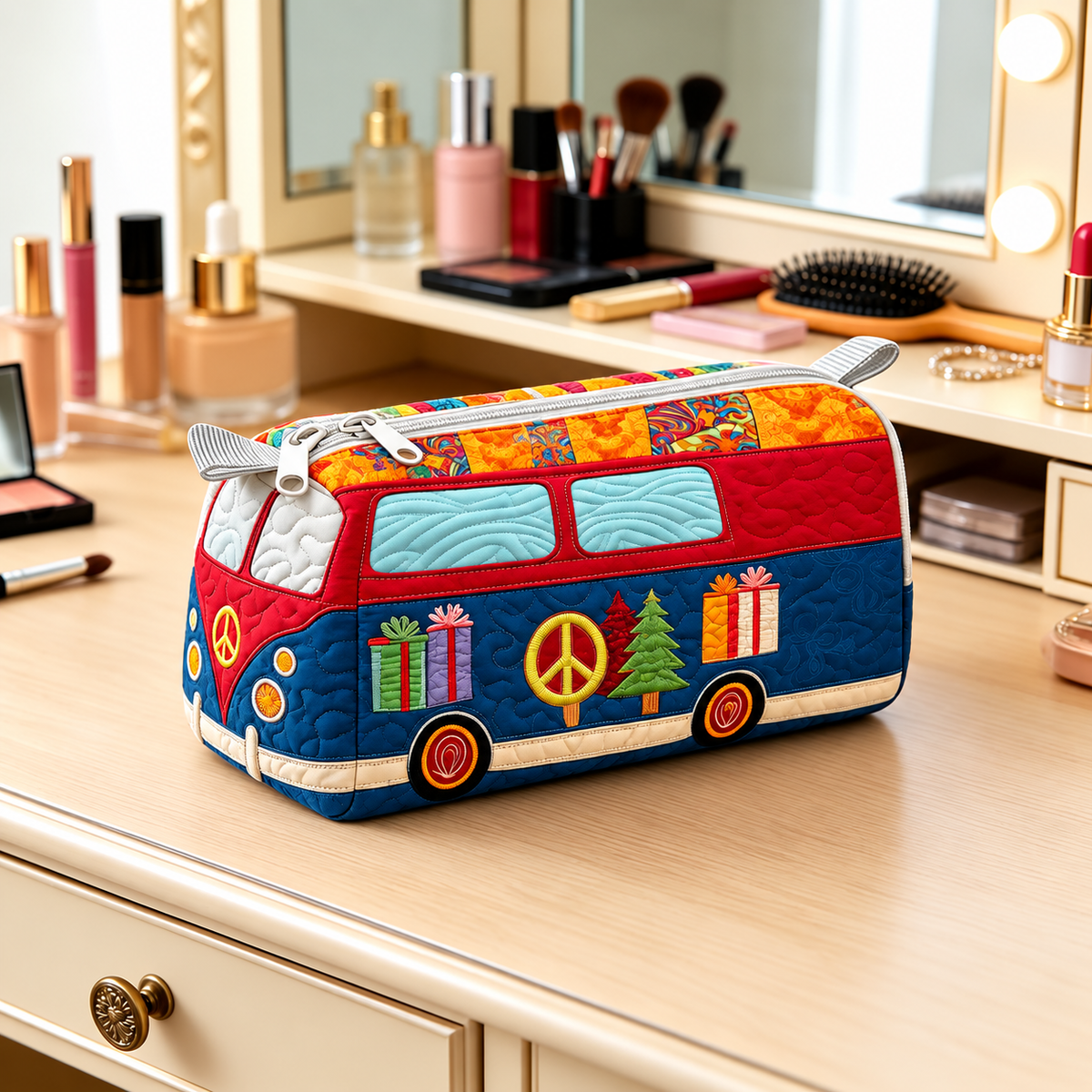 FESTELLA | CHRISTMAS CAMPER VAN COSMETIC BAG