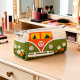 FLORAVAN | KOSMETIKTASCHE IM RETRO-BLUMENDESIGN