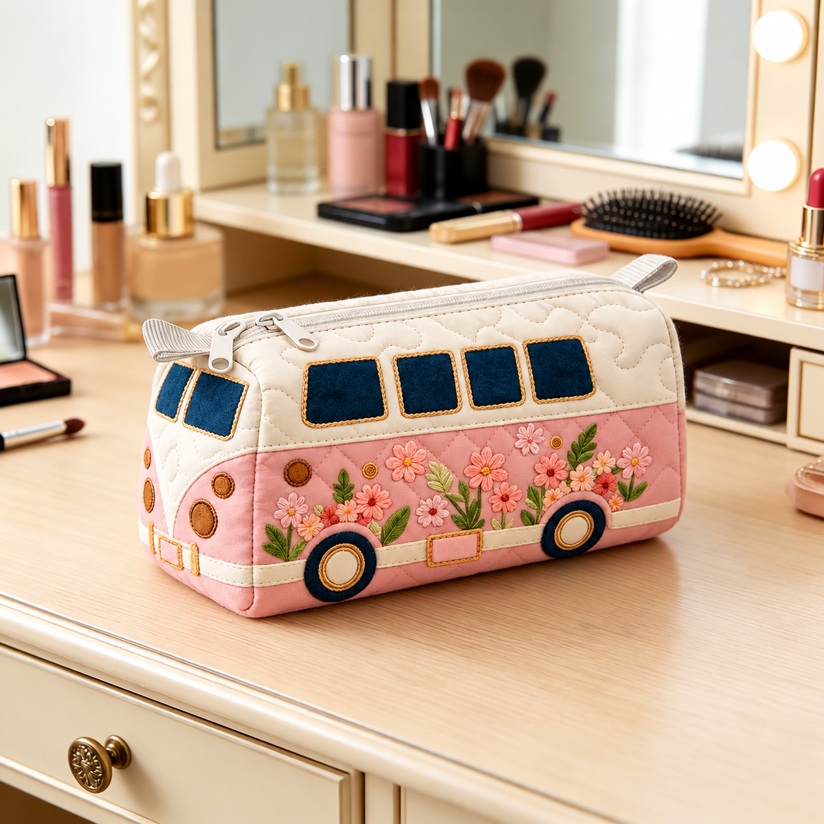 BLOOMWAGON | FLORALER CAMPER KULTURBEUTEL
