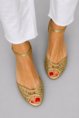 ISADORA | RAFFINIERTE GEFLECHT-SANDALEN