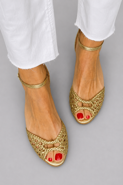 ISADORA | REFINED WOVEN SANDALS