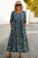 NATALIE | LÄSSIGES MIDI-KLEID