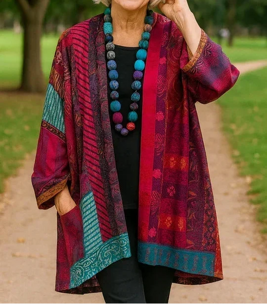 HERMIONE | ELEGANT DRAPE CARDIGAN
