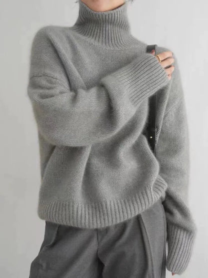 BIRGIT | SOFT KNIT HIGH NECK JUMPER