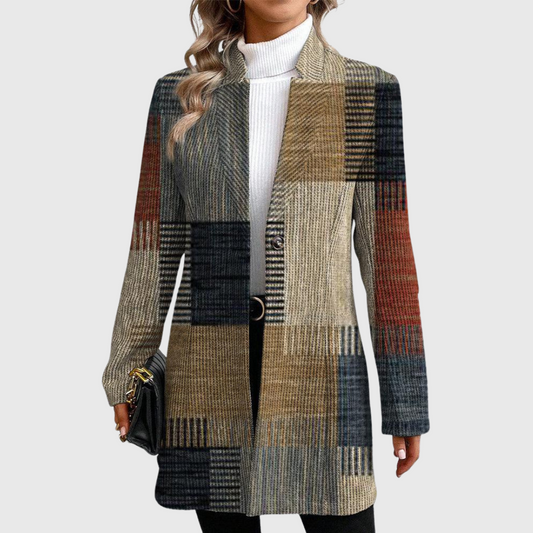 EUDORA | ELEGANTER BLAZER MIT MUSTER