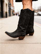 EVELYN | MINIMALISTISCHE MODERNE LEDERSTIEFEL