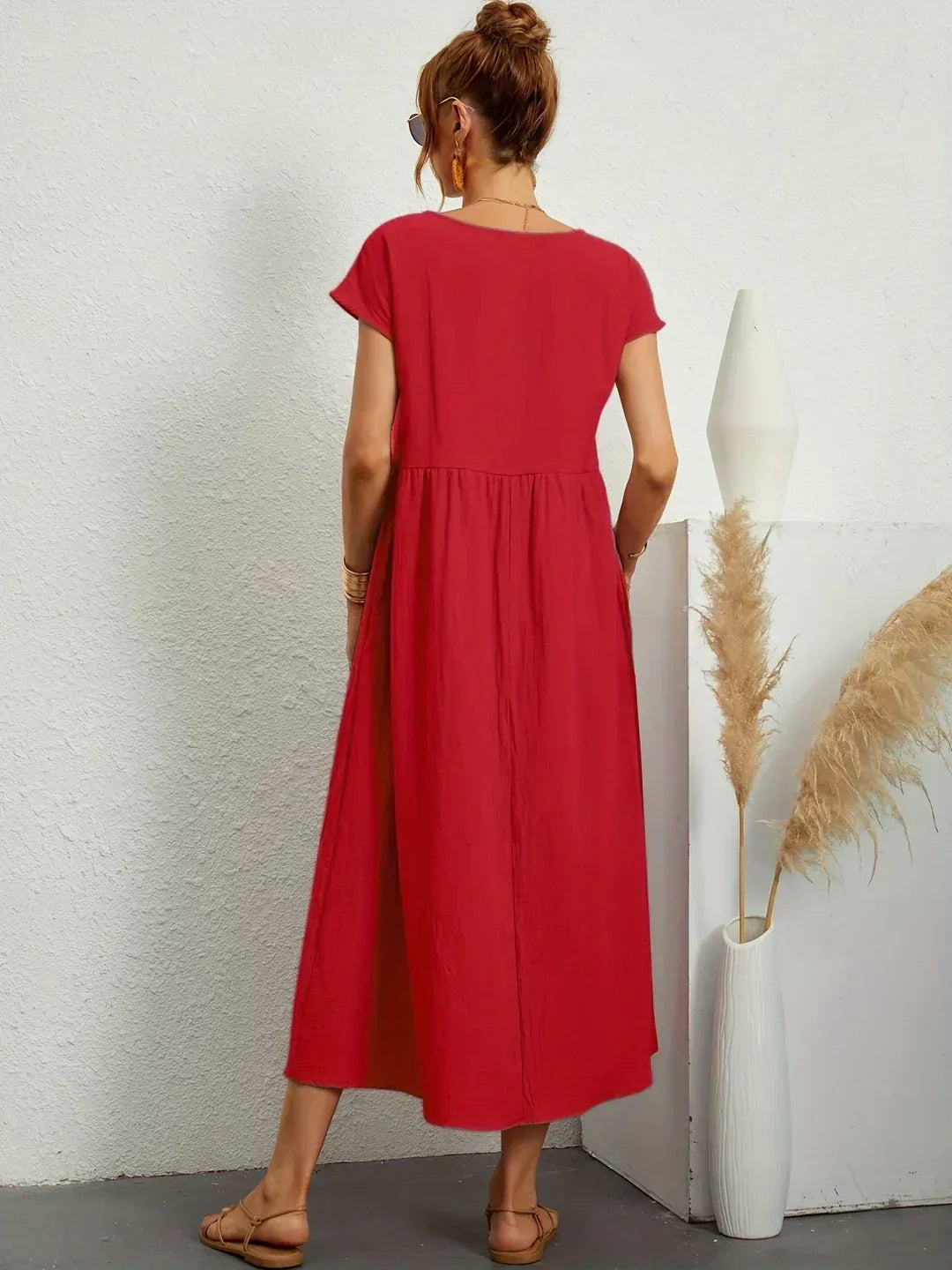 URSINA | FLUIDES MIDI-KLEID