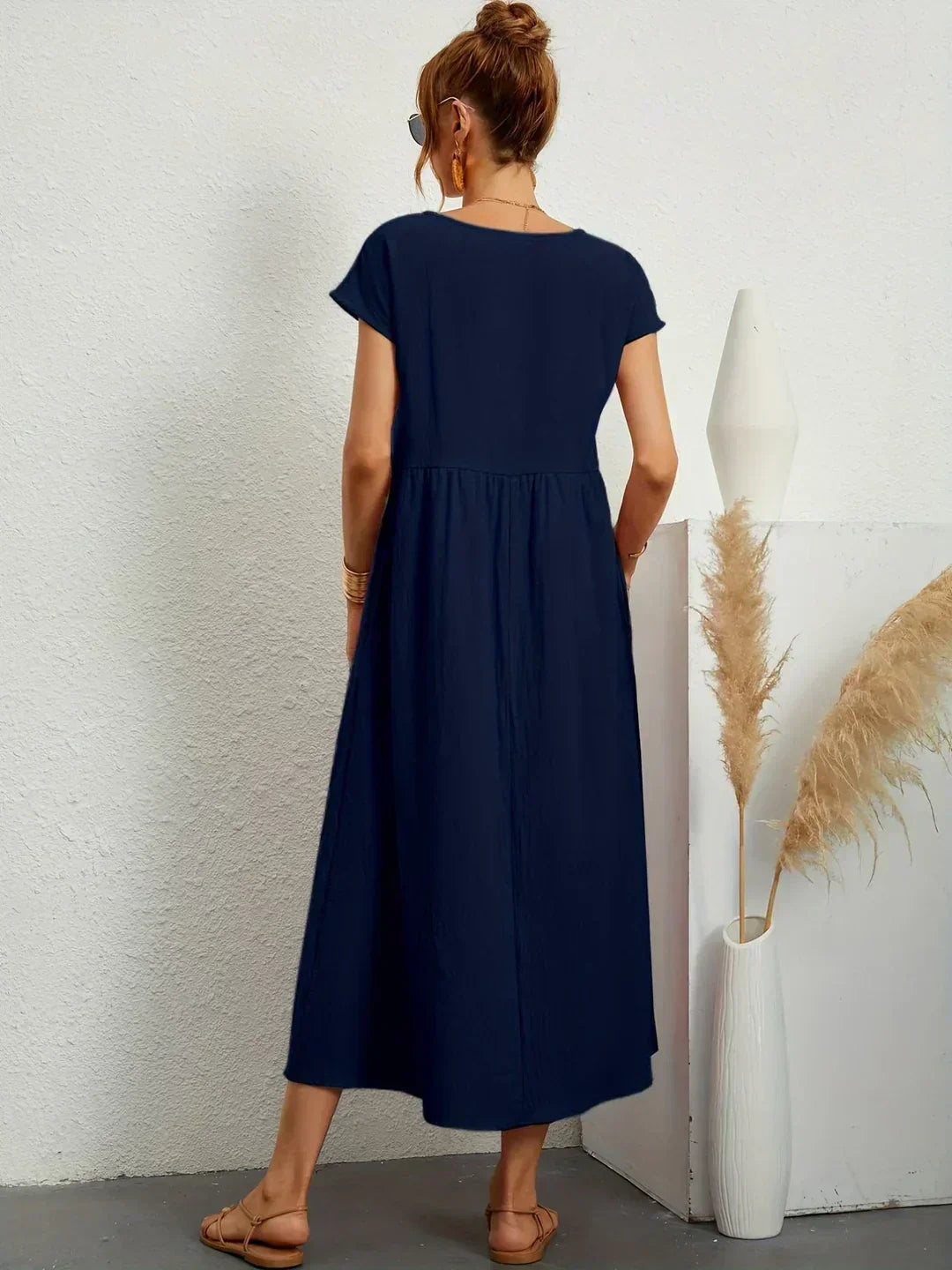 URSINA | FLUIDES MIDI-KLEID