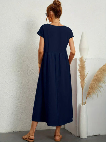 URSINA | FLUIDES MIDI-KLEID