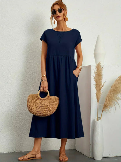 URSINA | FLUIDES MIDI-KLEID