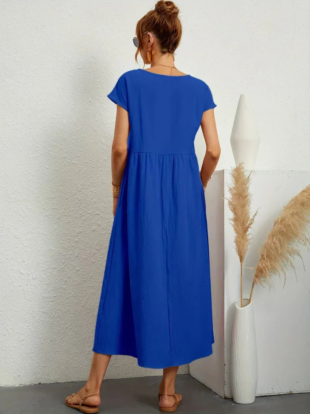 URSINA | FLUIDES MIDI-KLEID
