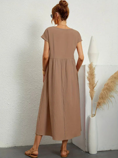 URSINA | FLUIDES MIDI-KLEID