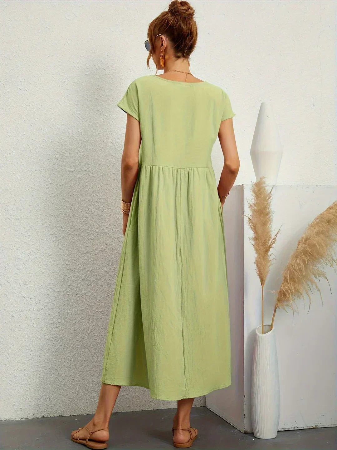 URSINA | FLUIDES MIDI-KLEID