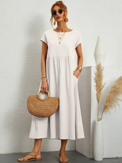 URSINA | FLUIDES MIDI-KLEID
