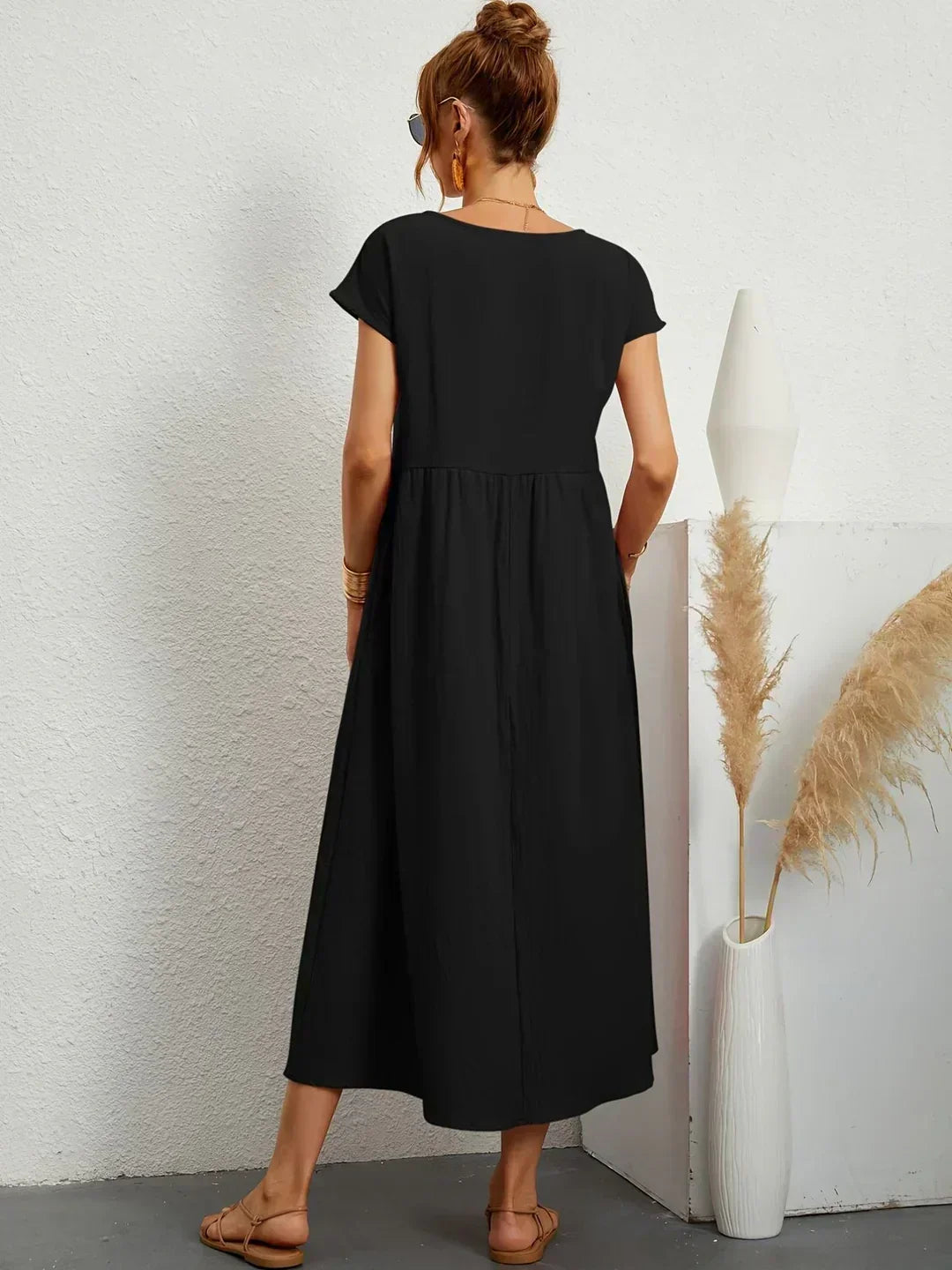 URSINA | FLUIDES MIDI-KLEID