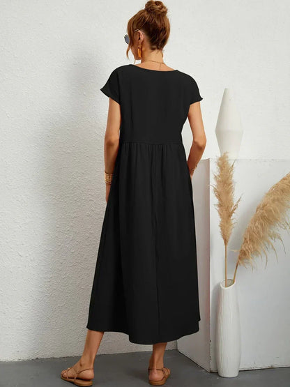 URSINA | FLUIDES MIDI-KLEID