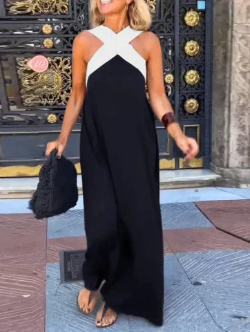 QUIRINE | MAXIKLEID IN WICKELOPTIK