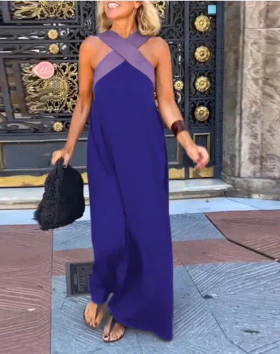 QUIRINE | MAXIKLEID IN WICKELOPTIK