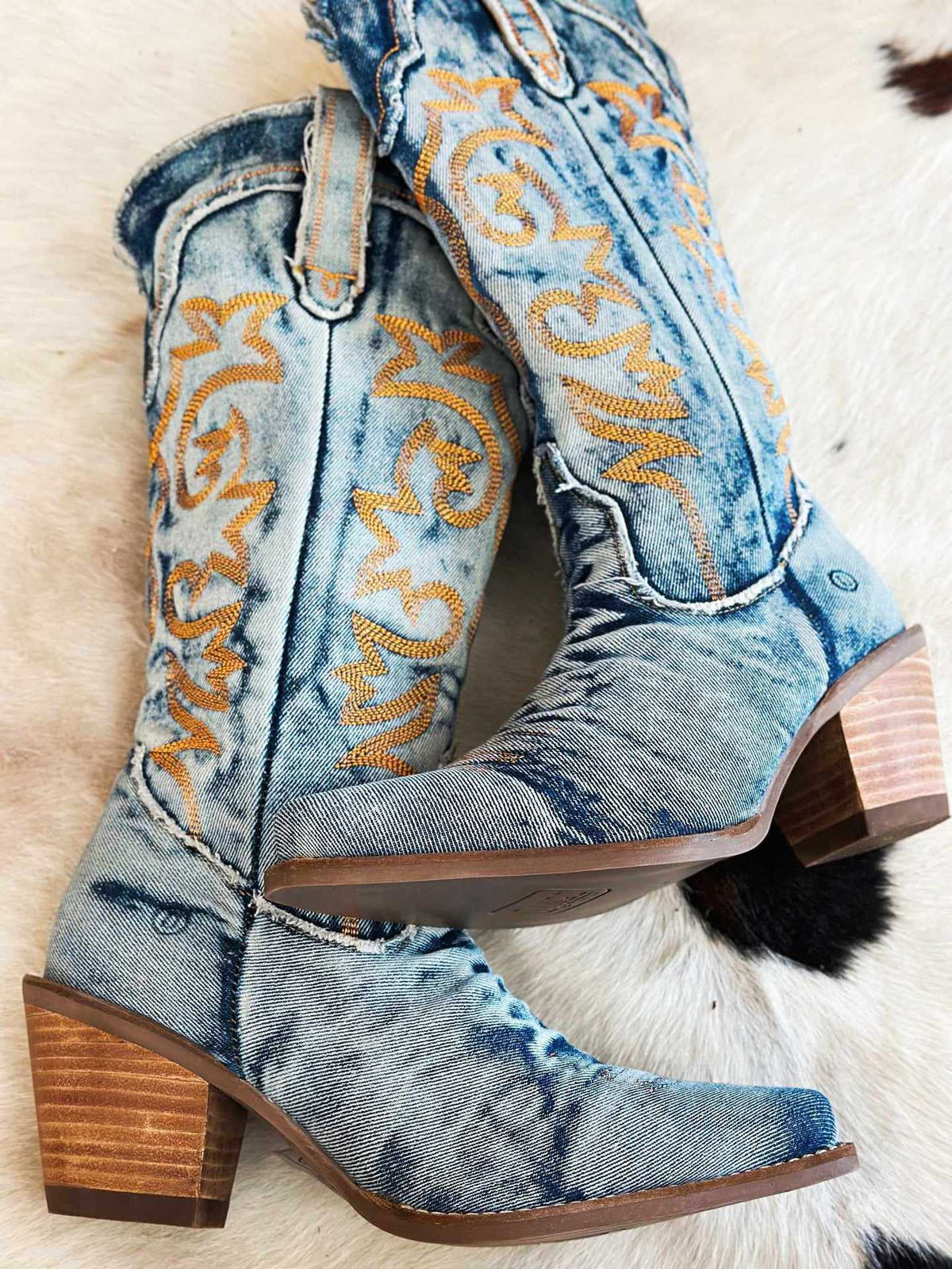 ELOISE | WESTERN-COWBOYSTIEFEL AUS DENIM