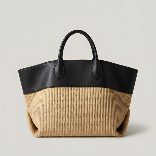 THE COLOURBLOCK | WOVEN TOTE BAG FOR WOMEN