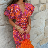 CAROLE | LEBENDIGES FIESTA-KLEID MIT BEEINDRUCKENDEN DETAILS