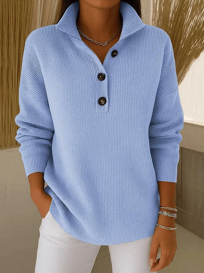 FLORENCE | V-NECK POLO JUMPER