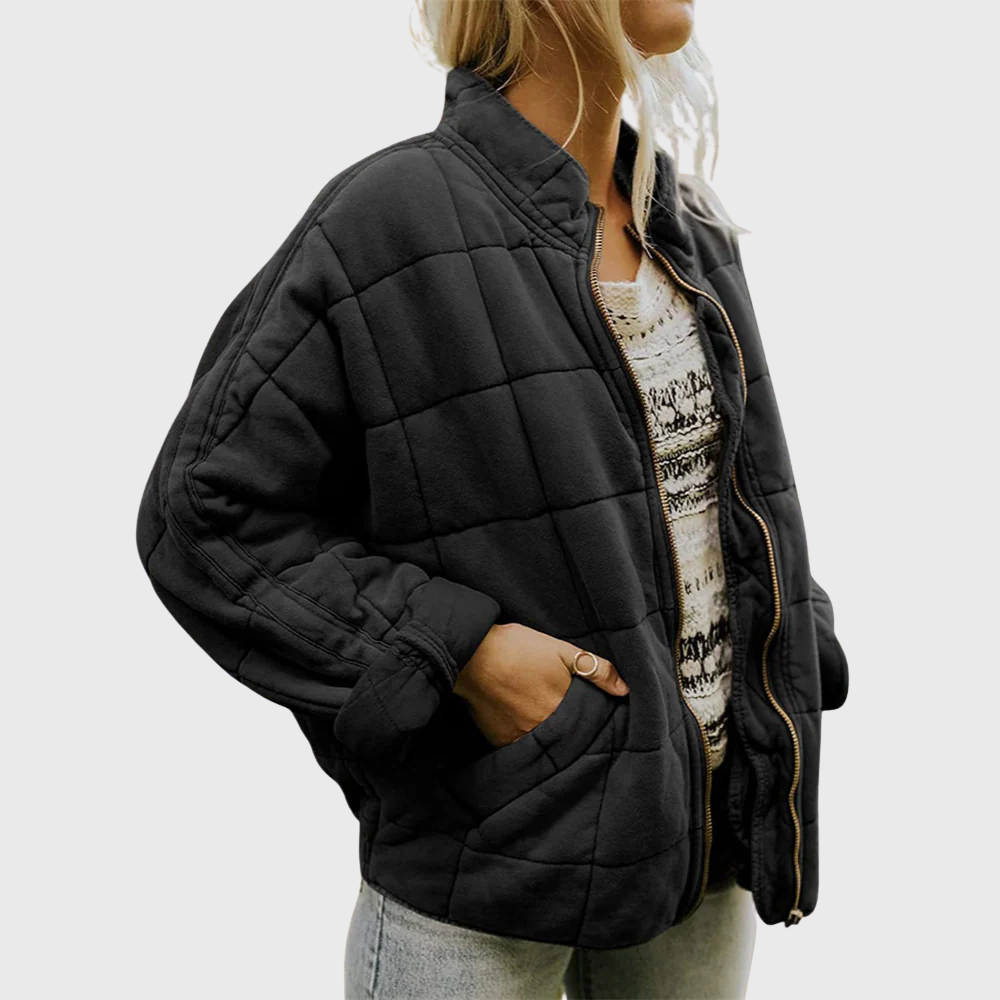 RUTH | GESTEPPTE ZIP-JACKE