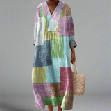 INDIANA | ELEGANTES GEOMETRISCHES KLEID